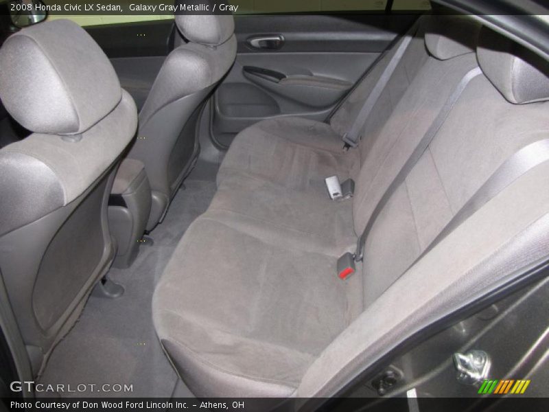 Galaxy Gray Metallic / Gray 2008 Honda Civic LX Sedan