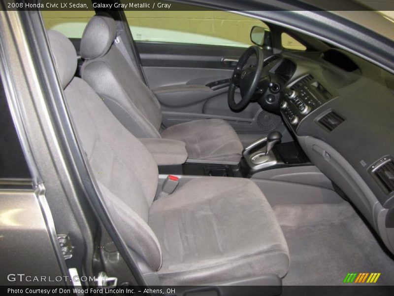 Galaxy Gray Metallic / Gray 2008 Honda Civic LX Sedan