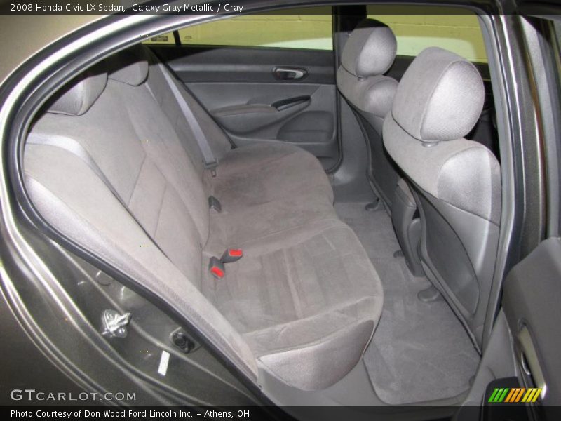 Galaxy Gray Metallic / Gray 2008 Honda Civic LX Sedan