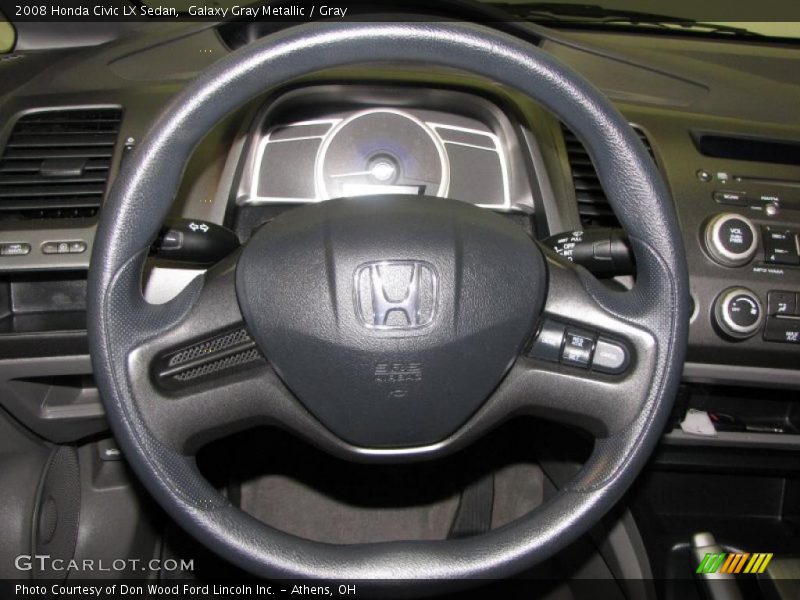 Galaxy Gray Metallic / Gray 2008 Honda Civic LX Sedan