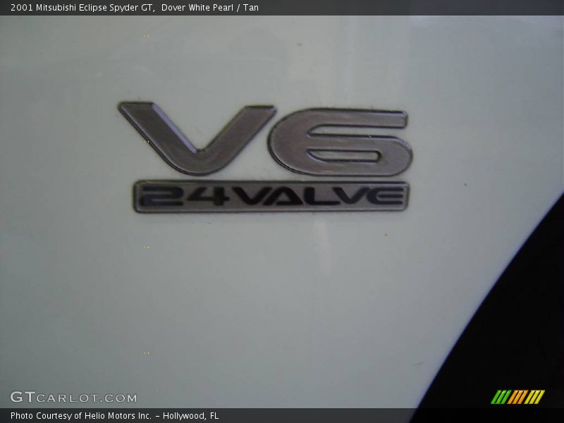 Dover White Pearl / Tan 2001 Mitsubishi Eclipse Spyder GT