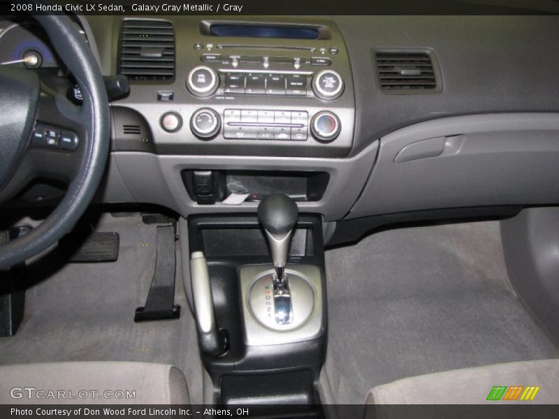 Galaxy Gray Metallic / Gray 2008 Honda Civic LX Sedan