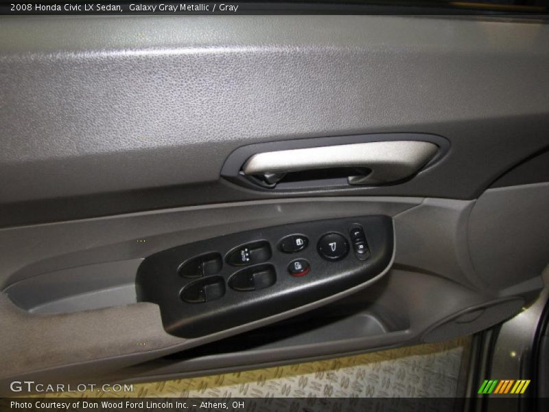 Galaxy Gray Metallic / Gray 2008 Honda Civic LX Sedan
