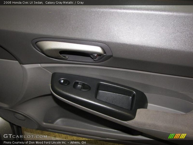 Galaxy Gray Metallic / Gray 2008 Honda Civic LX Sedan