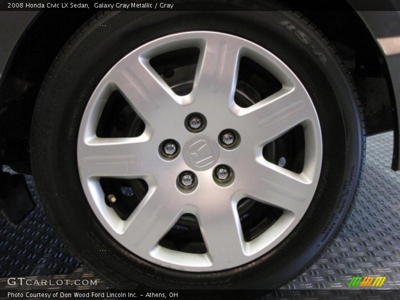 Galaxy Gray Metallic / Gray 2008 Honda Civic LX Sedan
