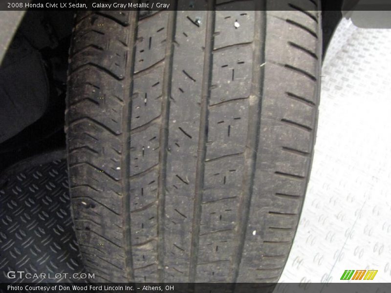 Galaxy Gray Metallic / Gray 2008 Honda Civic LX Sedan