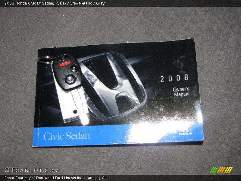Galaxy Gray Metallic / Gray 2008 Honda Civic LX Sedan