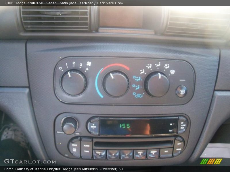 Satin Jade Pearlcoat / Dark Slate Grey 2006 Dodge Stratus SXT Sedan