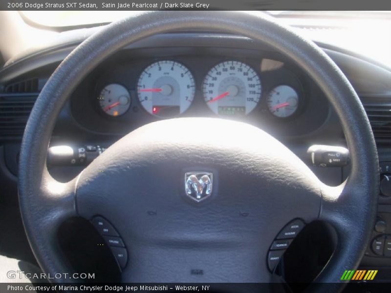 Satin Jade Pearlcoat / Dark Slate Grey 2006 Dodge Stratus SXT Sedan