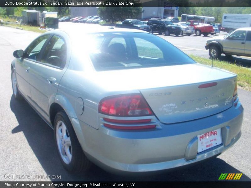Satin Jade Pearlcoat / Dark Slate Grey 2006 Dodge Stratus SXT Sedan