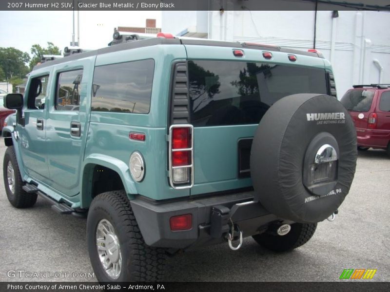 Glacier Blue Metallic / Ebony Black 2007 Hummer H2 SUV