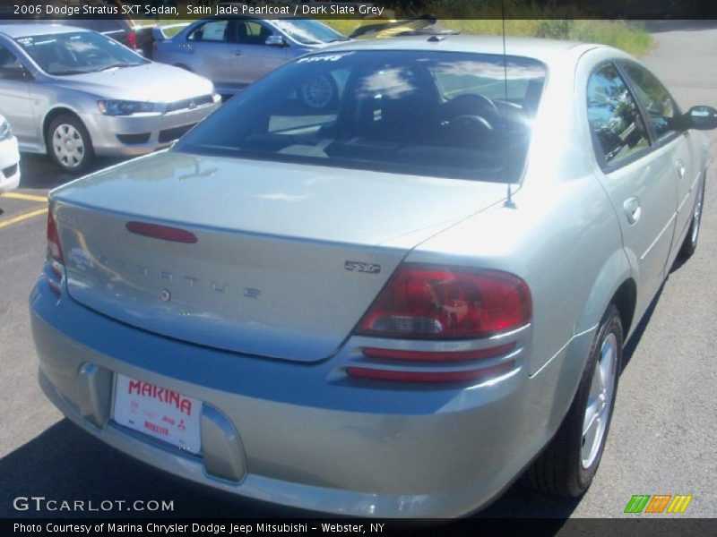 Satin Jade Pearlcoat / Dark Slate Grey 2006 Dodge Stratus SXT Sedan