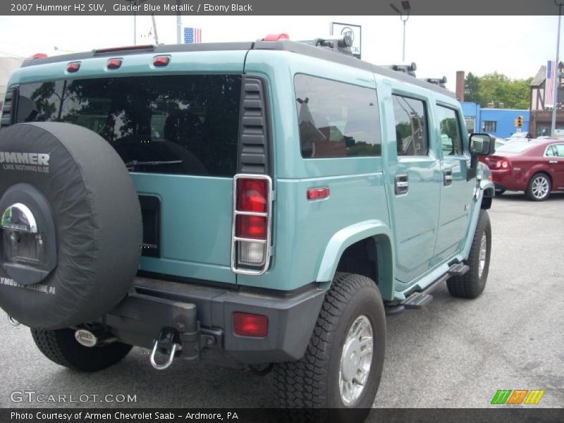 Glacier Blue Metallic / Ebony Black 2007 Hummer H2 SUV