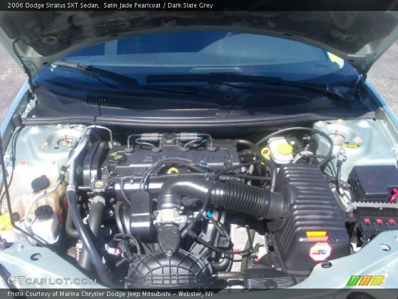 Satin Jade Pearlcoat / Dark Slate Grey 2006 Dodge Stratus SXT Sedan