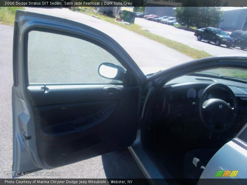 Satin Jade Pearlcoat / Dark Slate Grey 2006 Dodge Stratus SXT Sedan