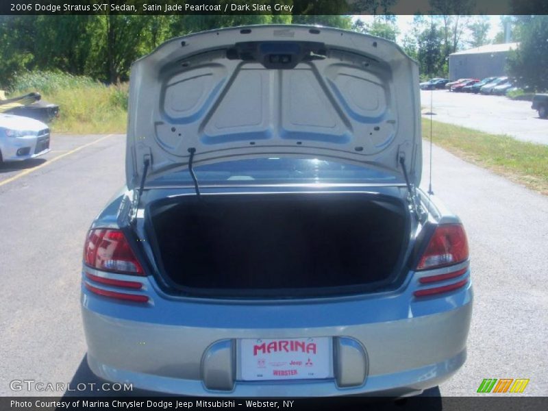Satin Jade Pearlcoat / Dark Slate Grey 2006 Dodge Stratus SXT Sedan