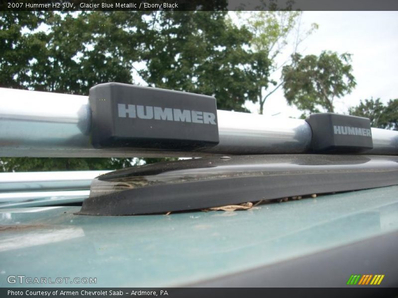 Glacier Blue Metallic / Ebony Black 2007 Hummer H2 SUV