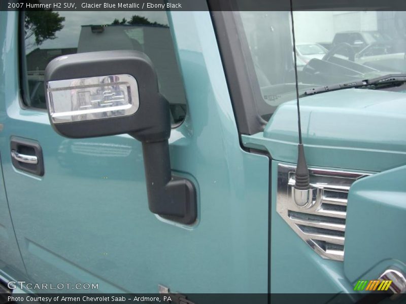Glacier Blue Metallic / Ebony Black 2007 Hummer H2 SUV