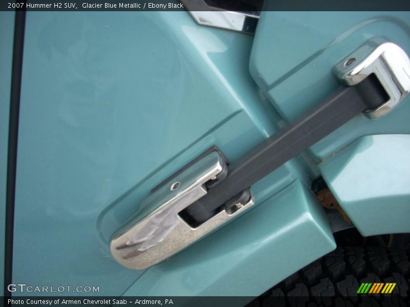 Glacier Blue Metallic / Ebony Black 2007 Hummer H2 SUV