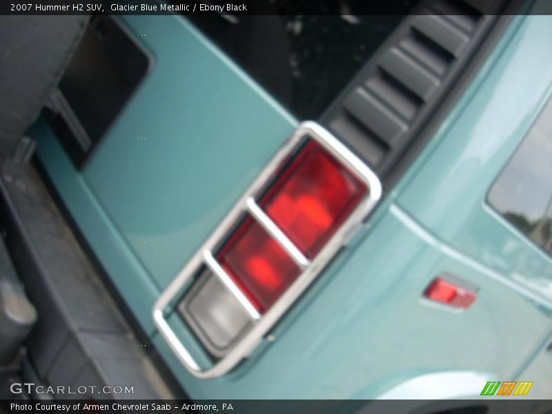 Glacier Blue Metallic / Ebony Black 2007 Hummer H2 SUV