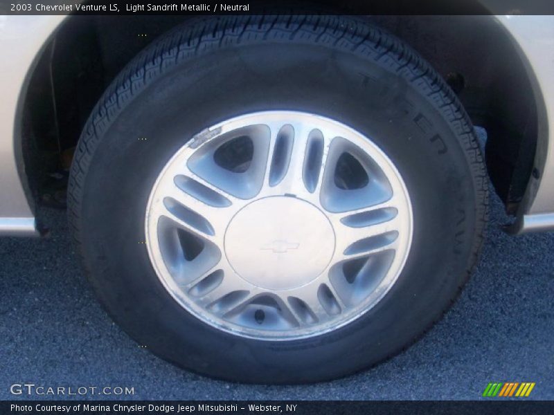 Light Sandrift Metallic / Neutral 2003 Chevrolet Venture LS