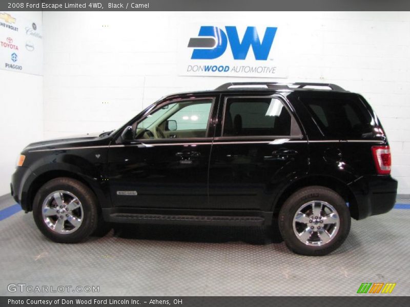 Black / Camel 2008 Ford Escape Limited 4WD