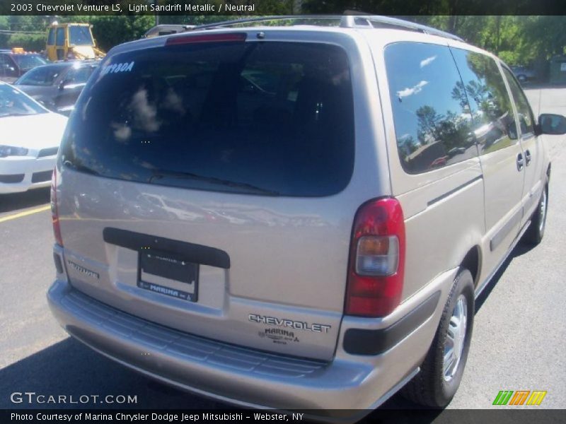 Light Sandrift Metallic / Neutral 2003 Chevrolet Venture LS