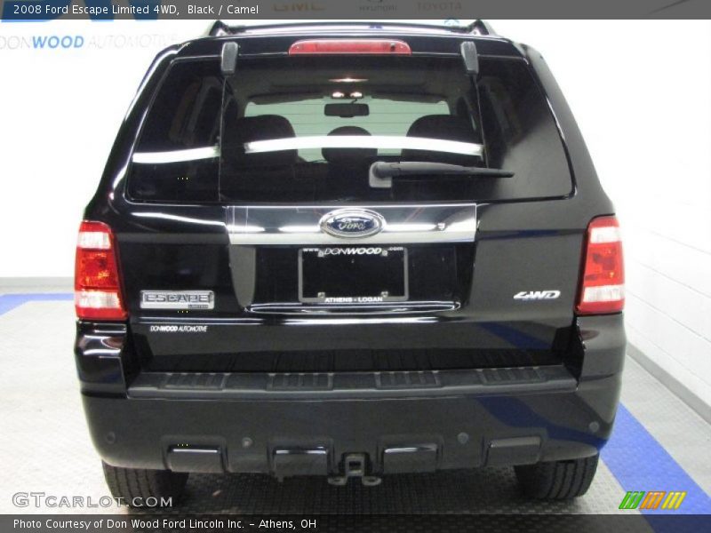 Black / Camel 2008 Ford Escape Limited 4WD