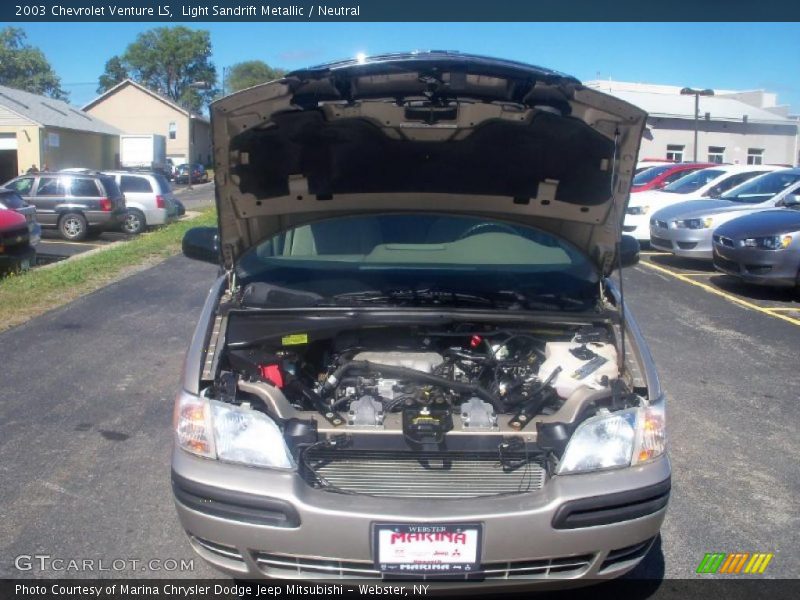 Light Sandrift Metallic / Neutral 2003 Chevrolet Venture LS