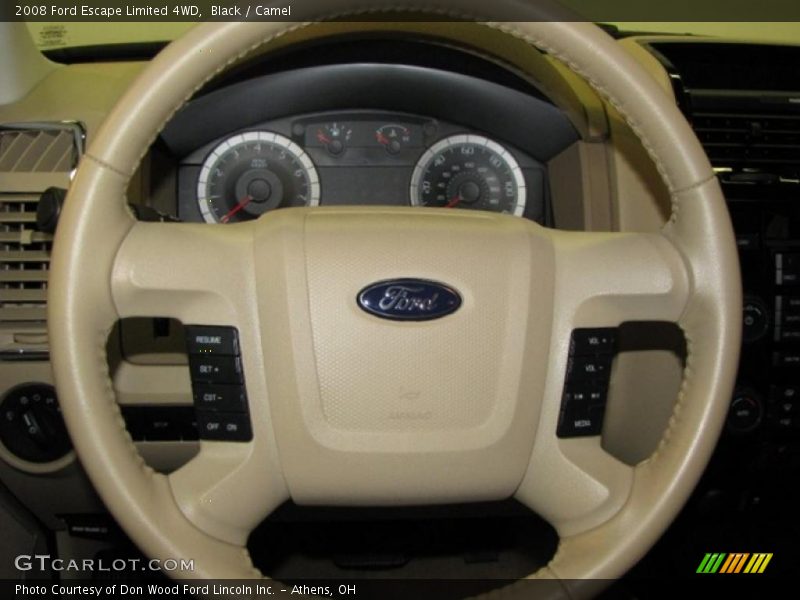 Black / Camel 2008 Ford Escape Limited 4WD