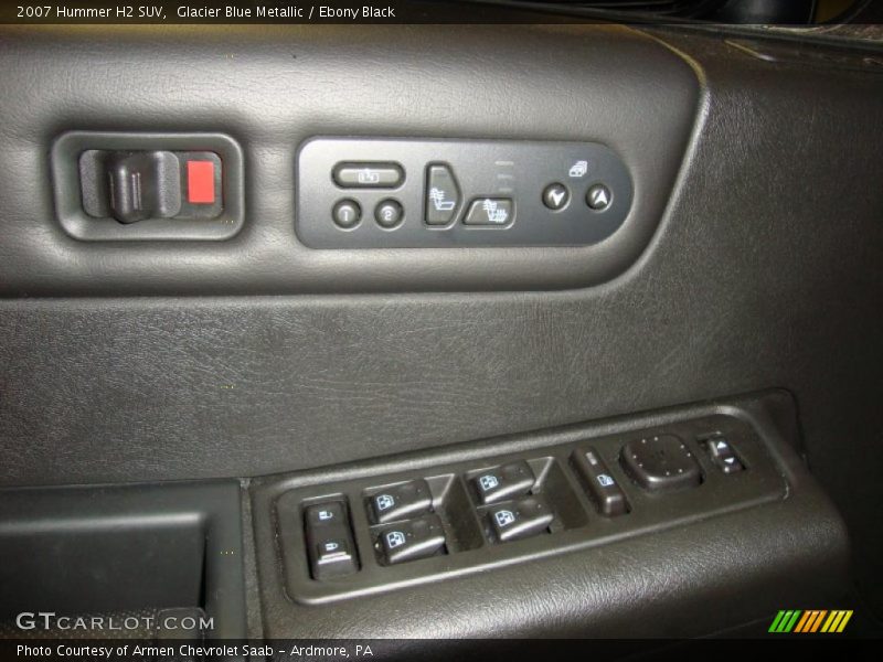 Glacier Blue Metallic / Ebony Black 2007 Hummer H2 SUV
