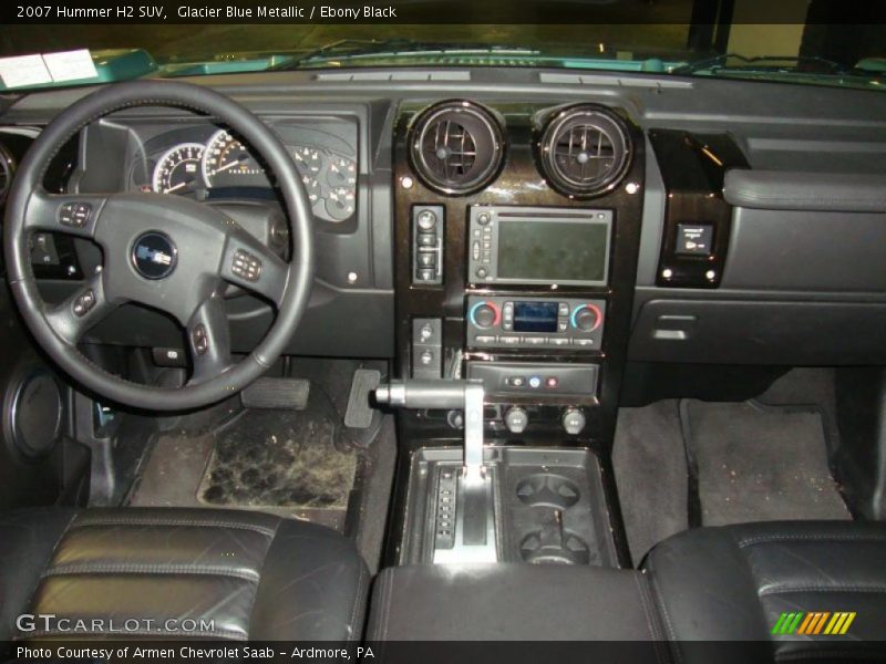 Glacier Blue Metallic / Ebony Black 2007 Hummer H2 SUV