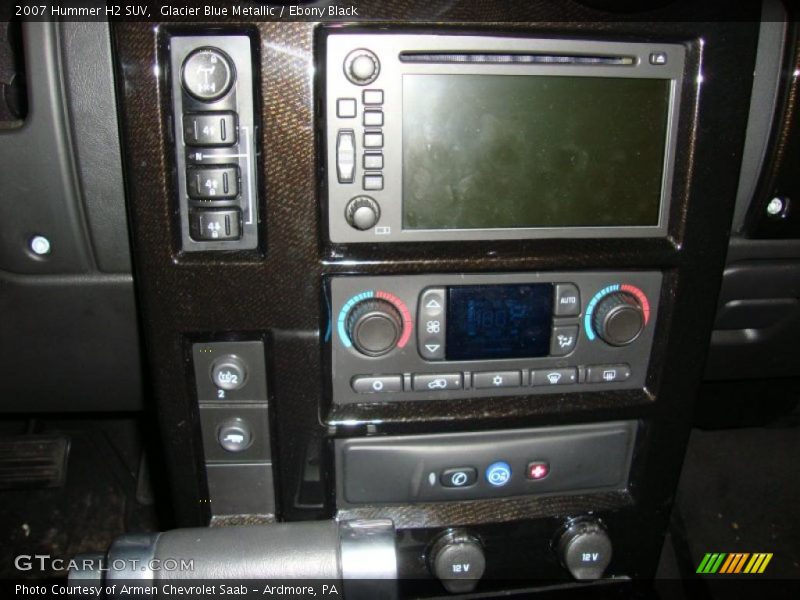 Glacier Blue Metallic / Ebony Black 2007 Hummer H2 SUV