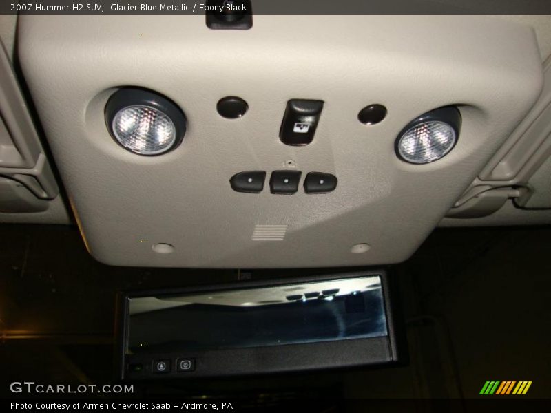 Glacier Blue Metallic / Ebony Black 2007 Hummer H2 SUV
