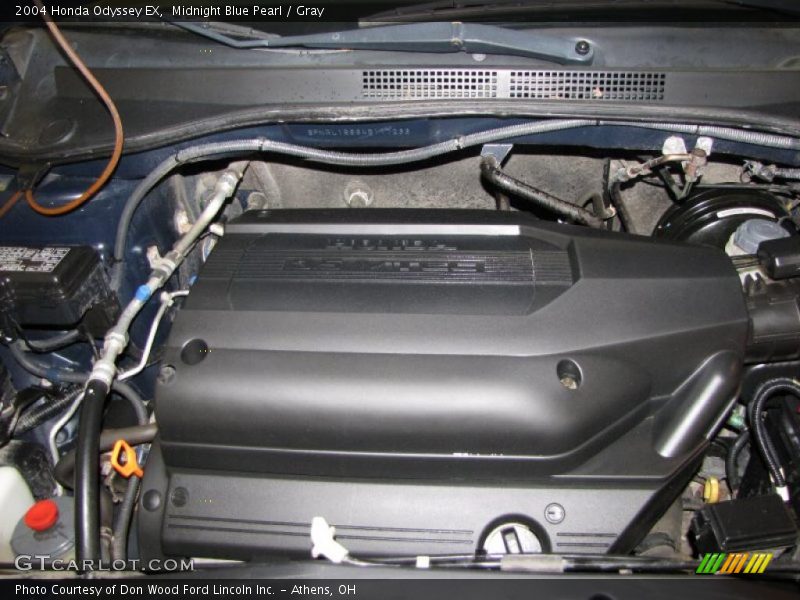 Midnight Blue Pearl / Gray 2004 Honda Odyssey EX