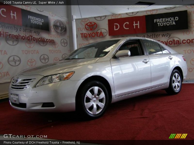 Super White / Ash 2008 Toyota Camry LE