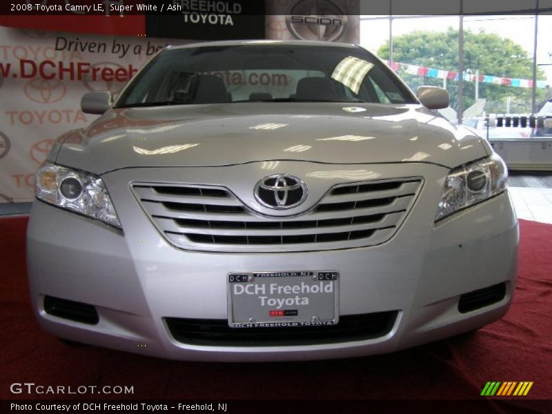Super White / Ash 2008 Toyota Camry LE