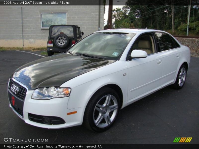 Ibis White / Beige 2008 Audi A4 2.0T Sedan