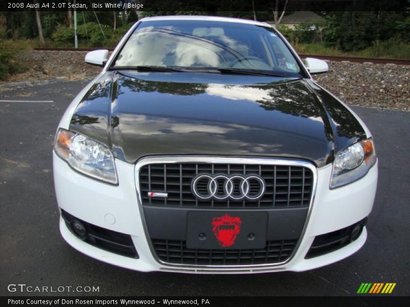 Ibis White / Beige 2008 Audi A4 2.0T Sedan