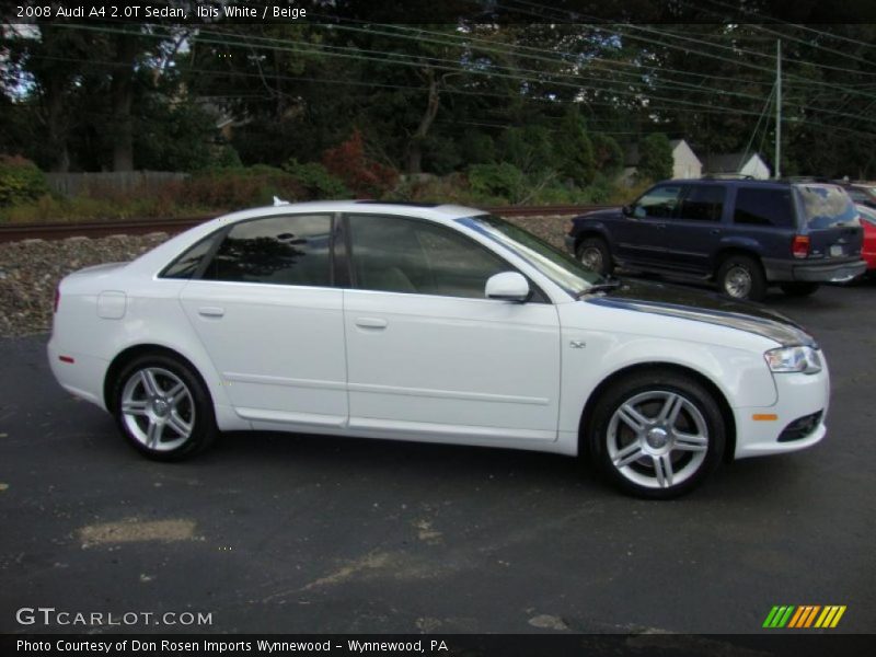 Ibis White / Beige 2008 Audi A4 2.0T Sedan