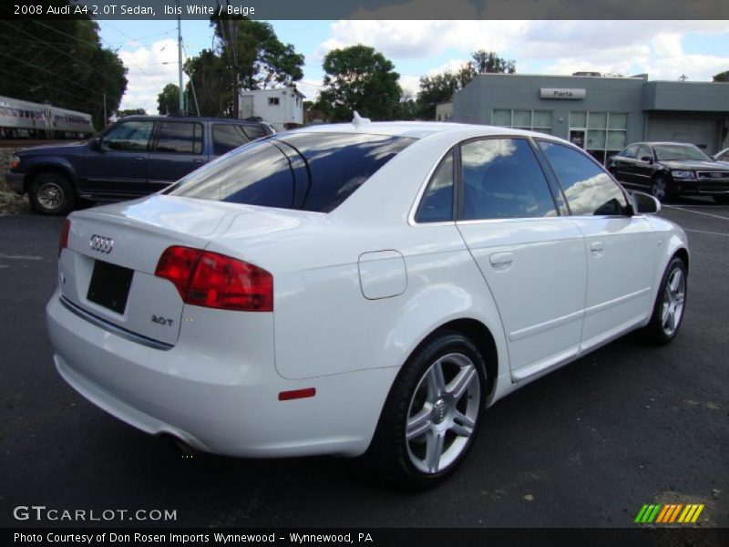 Ibis White / Beige 2008 Audi A4 2.0T Sedan
