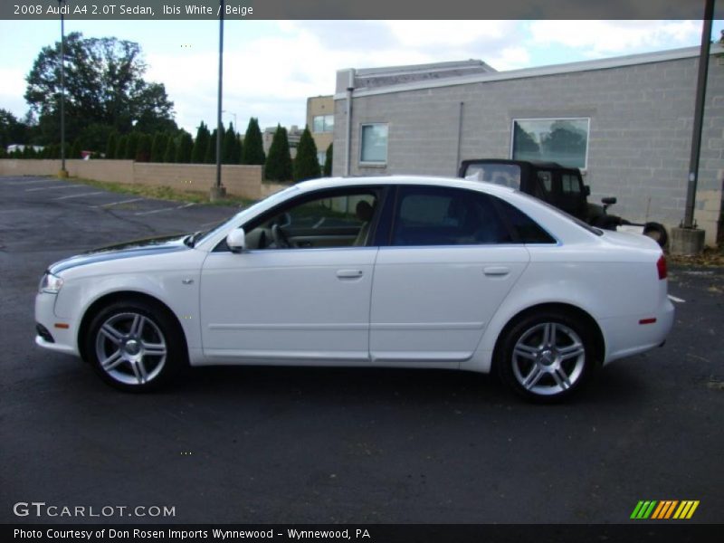 Ibis White / Beige 2008 Audi A4 2.0T Sedan