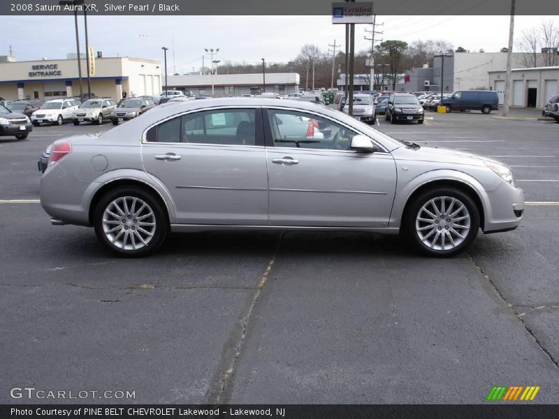 Silver Pearl / Black 2008 Saturn Aura XR