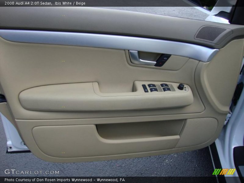 Ibis White / Beige 2008 Audi A4 2.0T Sedan