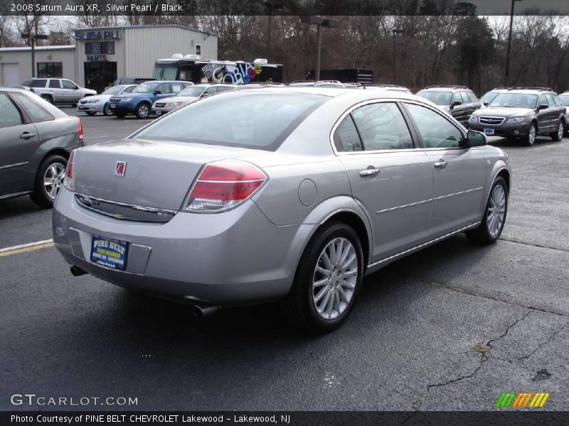 Silver Pearl / Black 2008 Saturn Aura XR