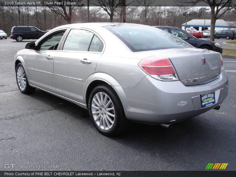 Silver Pearl / Black 2008 Saturn Aura XR