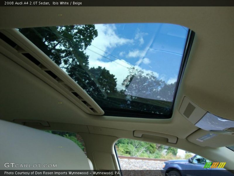 Ibis White / Beige 2008 Audi A4 2.0T Sedan