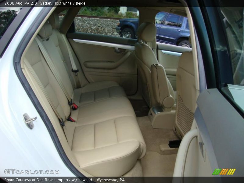 Ibis White / Beige 2008 Audi A4 2.0T Sedan