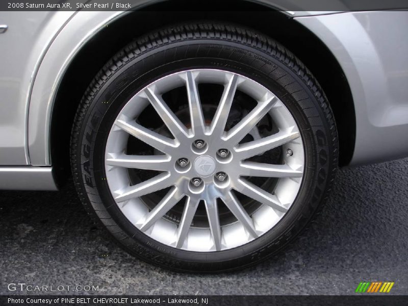 Silver Pearl / Black 2008 Saturn Aura XR