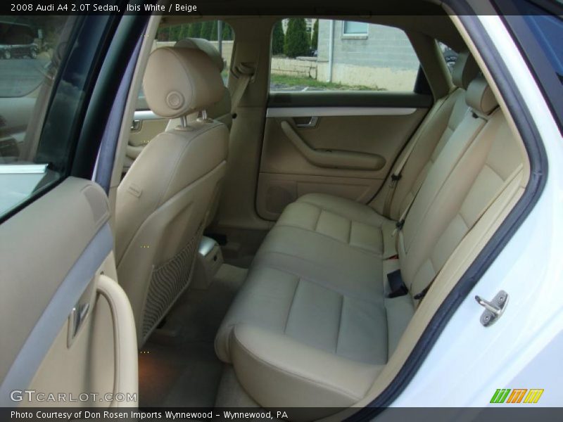 Ibis White / Beige 2008 Audi A4 2.0T Sedan